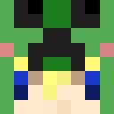 Green skin: face render