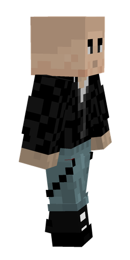 Black skin: body, right side render