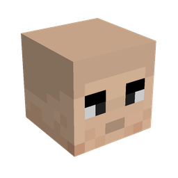 Black skin: head render