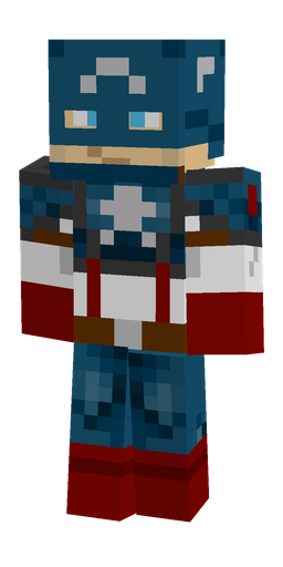 Blue skin: body, front render