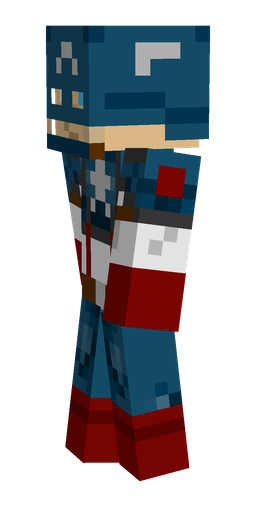 Blue skin: body, left side render