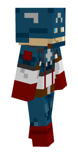Blue skin: body, right side render