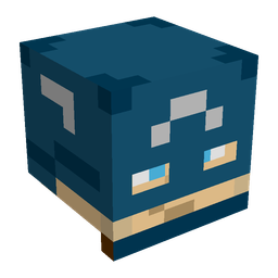 Blue skin: head render
