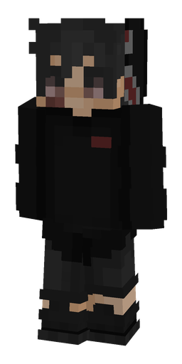 Black skin: body, front render