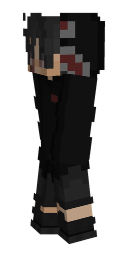Black skin: body, left side render