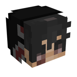 Black skin: head render