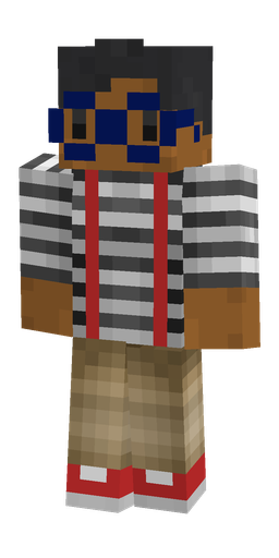 Black skin: body, front render