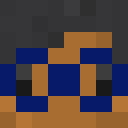 Black skin: face render