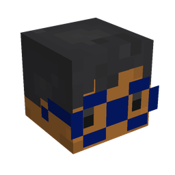 Black skin: head render
