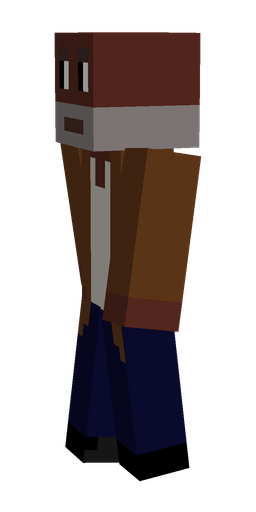 Black skin: body, left side render