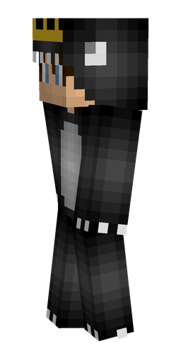 Black skin: body, left side render
