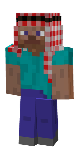 Blue skin: body, front render