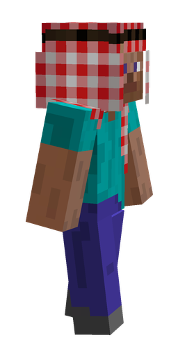 Blue skin: body, right side render
