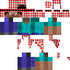 Blue skin: raw texture render