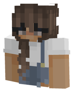 Brown skin: bust render
