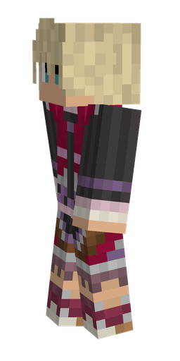 Black skin: body, left side render