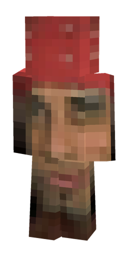 Brown skin: body, back render
