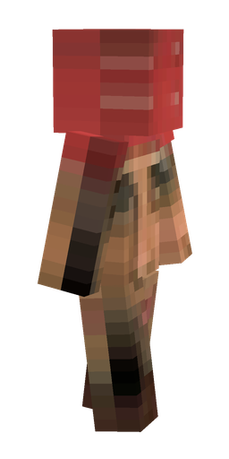 Brown skin: body, right side render