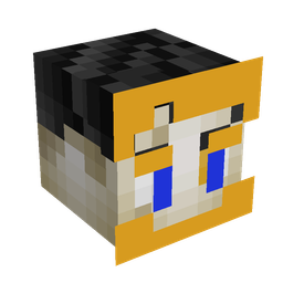 Black skin: head render