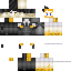 Black skin: raw texture render