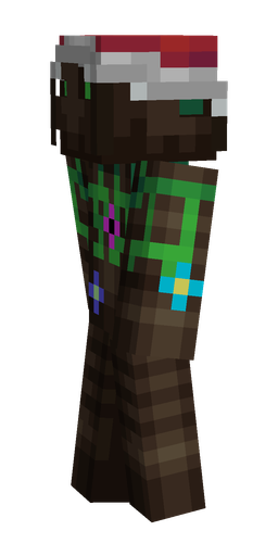 Black skin: body, left side render