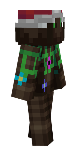 Black skin: body, right side render