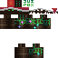 Black skin: raw texture render