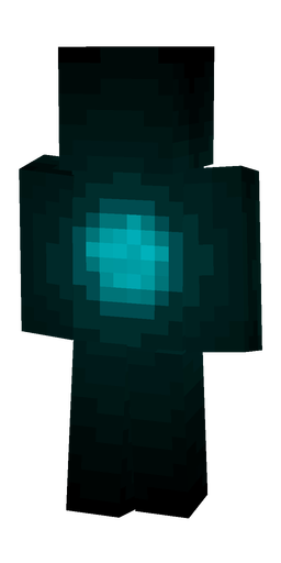 Black skin: body, back render