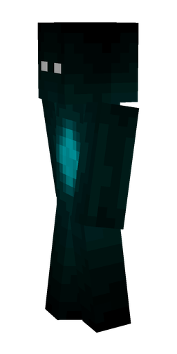Black skin: body, left side render