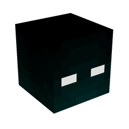 Black skin: head render