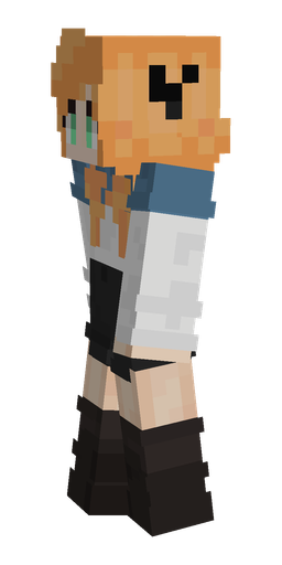 Black skin: body, left side render