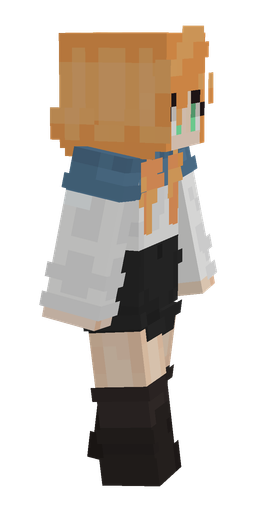 Black skin: body, right side render