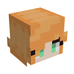 Black skin: head render