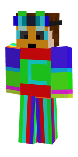 Blue skin: body, front render