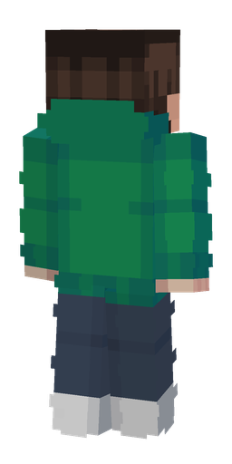 Blue skin: body, back render