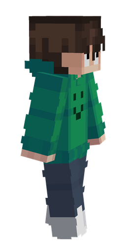 Blue skin: body, right side render