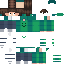 Blue skin: raw texture render