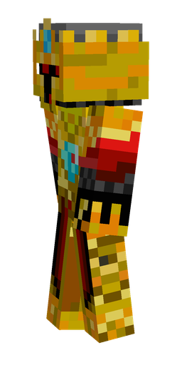 Black skin: body, left side render