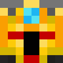 Black skin: face render