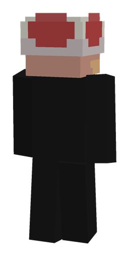 Black skin: body, back render