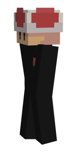 Black skin: body, left side render