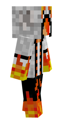 Black skin: body, right side render