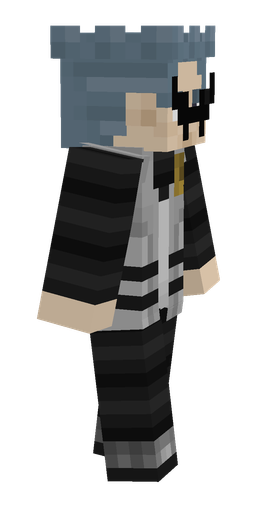 Black skin: body, right side render