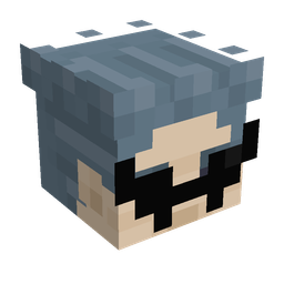 Black skin: head render