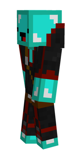 Black skin: body, left side render