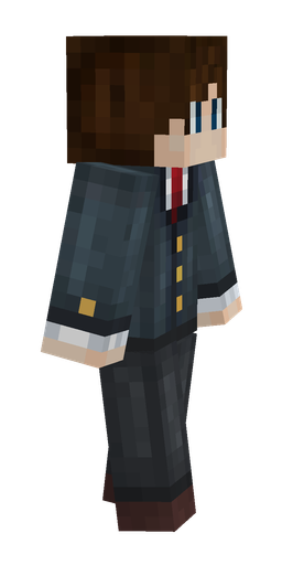 Black skin: body, right side render