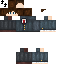 Black skin: raw texture render