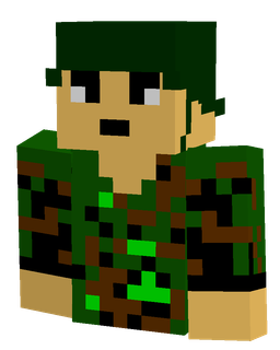 Black skin: bust render