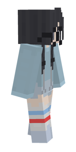 Black skin: body, right side render