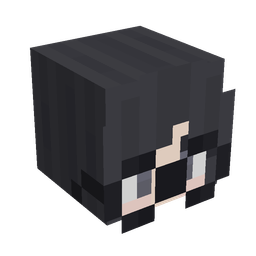 Black skin: head render
